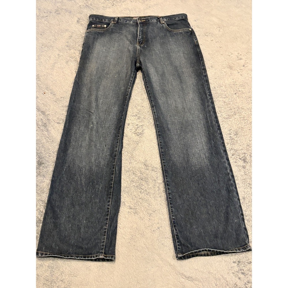 BC Ethic Jeans Mens 36x33 (38x33) Dark Wash Blue Denim Straight Vintage Y2K